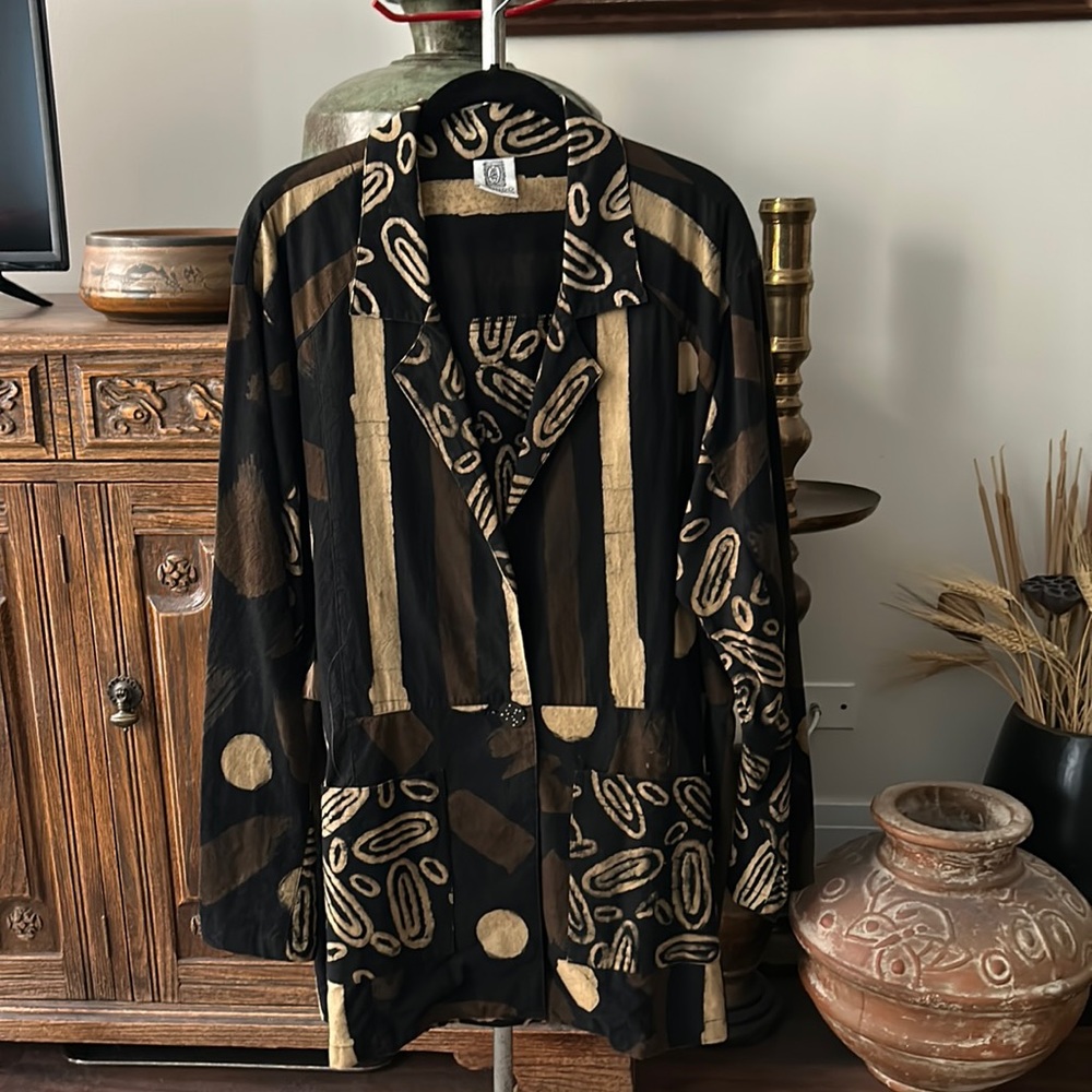 Lagenlook Boho Blazer Jacket M/L